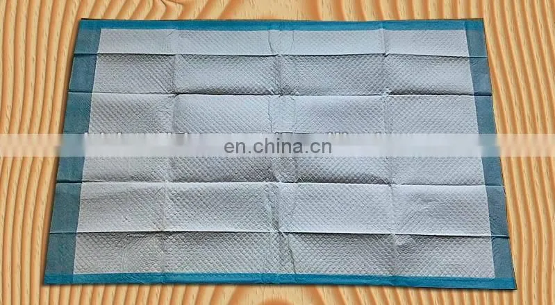 High absorbent disposable PP/nonwoven underpad for medical