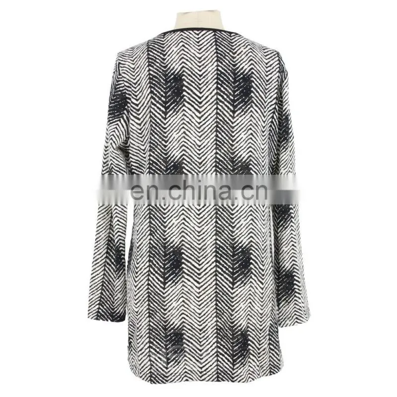 Aztec Print Woolen Plus Size Women Tunic Short Dress