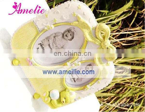 A0122 New design wholesale Bear Design Baby Photo Frame