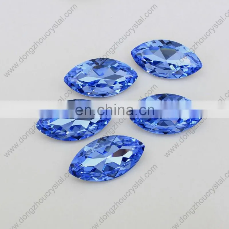 Pujiang dongzhou crystal 112# color navette crystal stone for garment