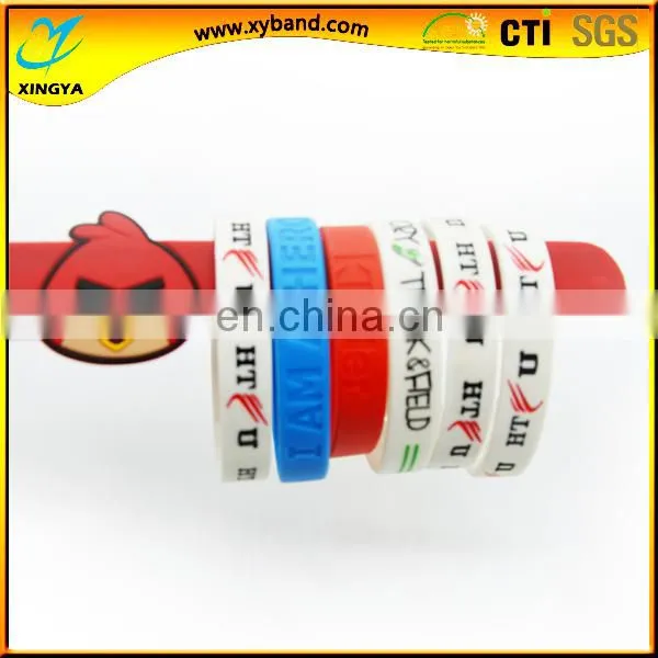 Promotional Silicone wristbands / Custom Silicone Wristband / Adjustable Silicon Wristband