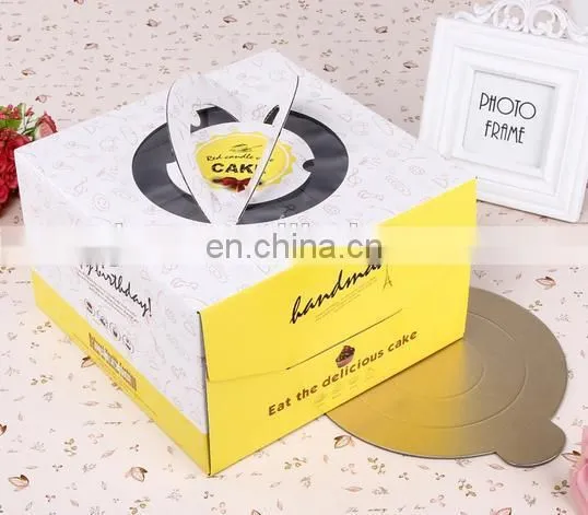 Rectangle folding recycled corrugated paper & food paper box printing