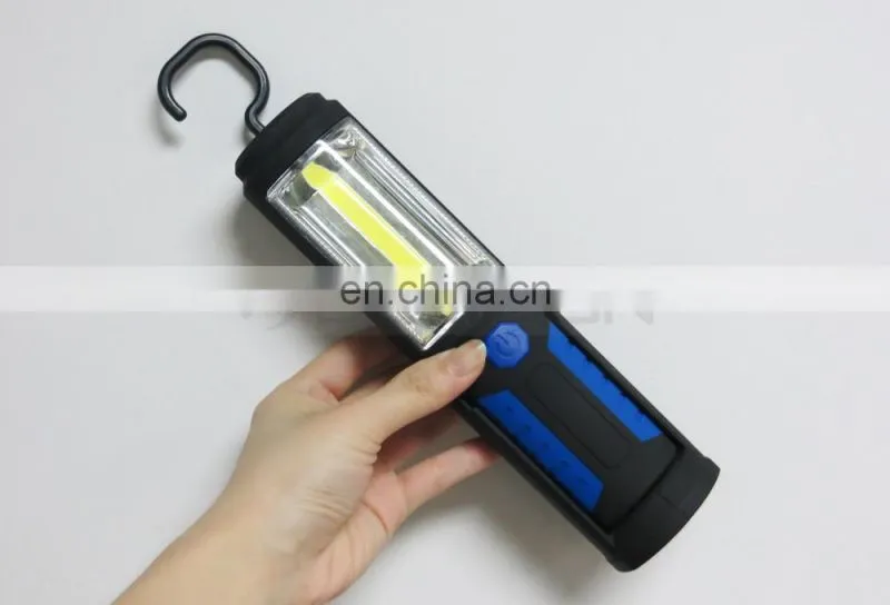 360 Rotation Adjusting Camping Hook Hanging COB LED Magnetic Working Light