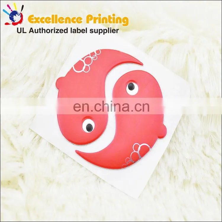 Custom 3d logo sticker