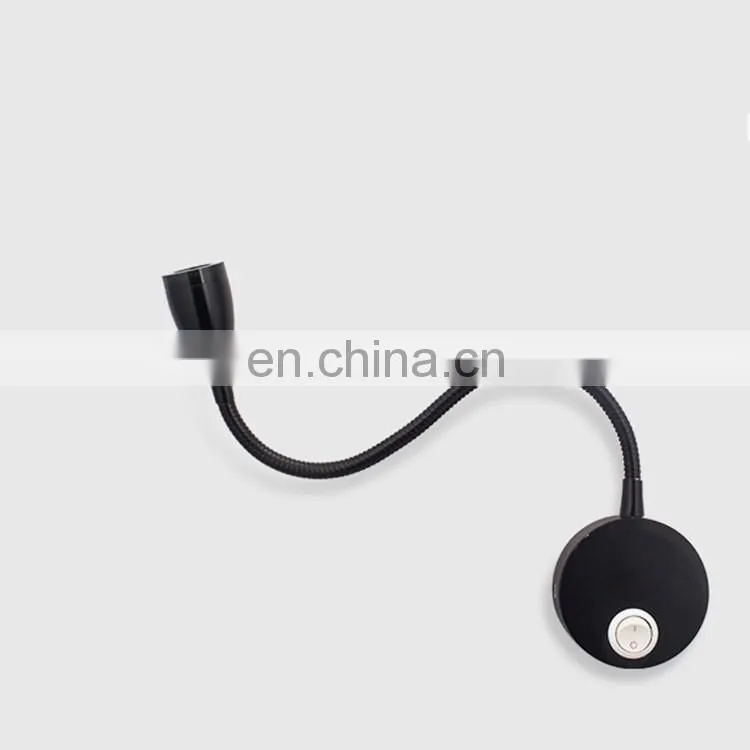 Export Quality Led Hotel Gooseneck Wall Lamp Aluminum Energy Saving Modern Led Lamp Flexible Night Stars Bedroom Lamp