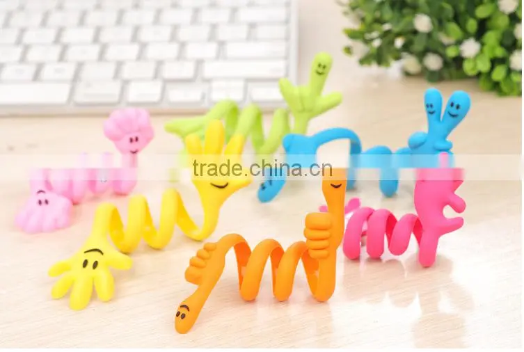 HOT!2016 new product&deformation Silicone finger Bobbin winder