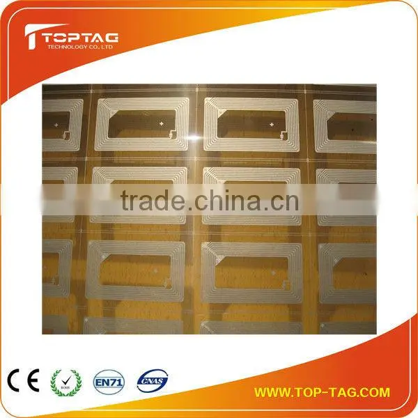 Transparent PET RFID ntag213 inlay, MF 1K Inlay