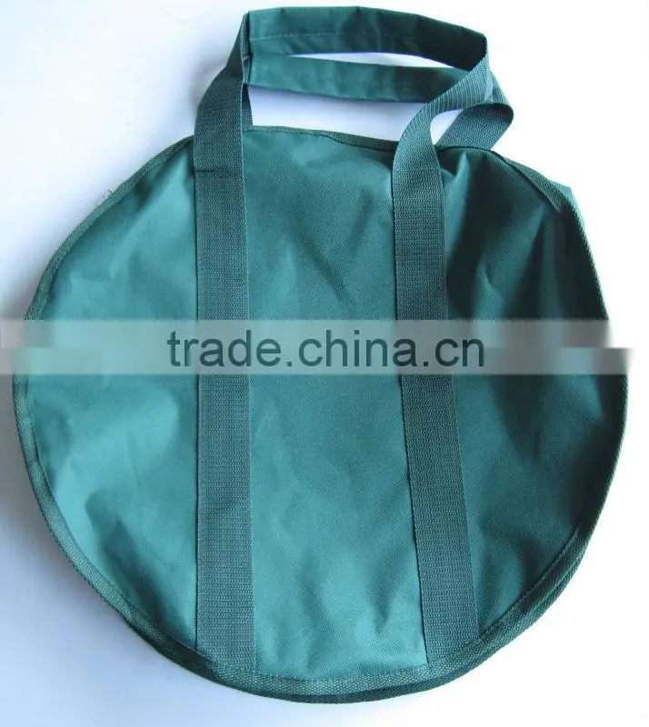 Hanging Garden hose storage bag with handle