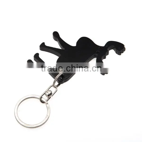 Aluminum alloy bottle opener keychain