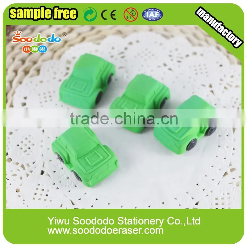 Cool 3D Puzzle eraser car Shaped For Boy