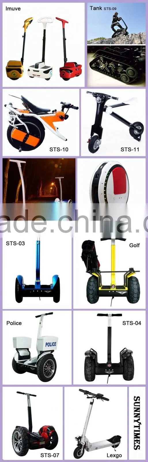 2015 Sunnytimes single cylinder air cooling four stroke electric tank scooter