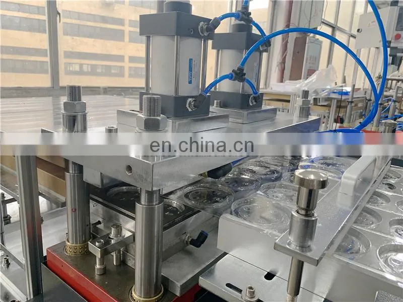 PCL450 Automatic Plastic Drink Paper Cup Cover Lid Cap thermo forming punching cutting machine