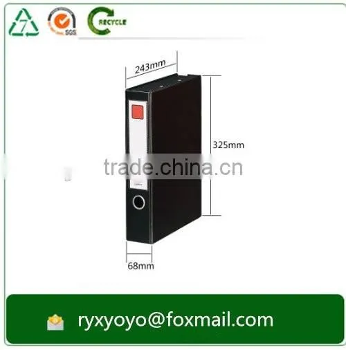 factory price balck a4 size lever arch file box