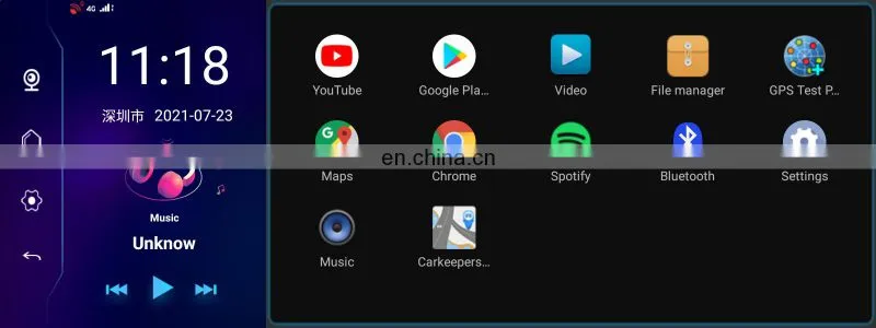 Car Surround Panoramic 4G android system car camera 10.26inch 1080P navigation gps DVR driving recorder with Smart Touch screen