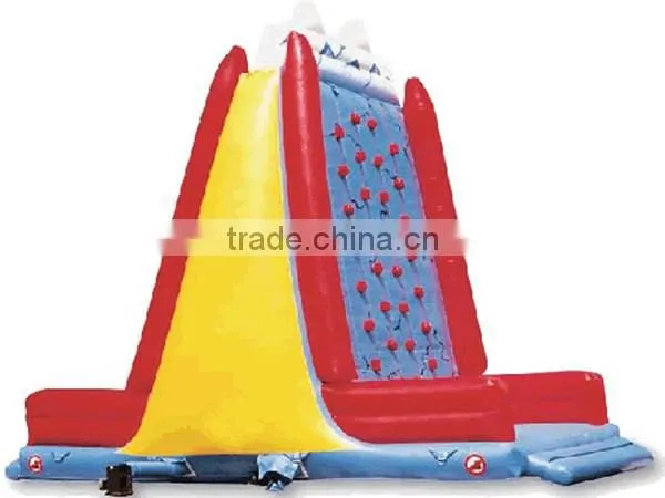 New style inflatable water rock climbing wall inflatable rock climbing wall for kids