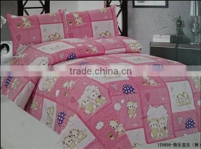 Wholesale printed bedding fabric cheap hotel bedding wholesale