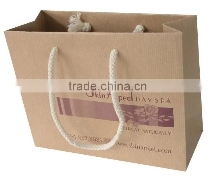 Kraft paper bag printing