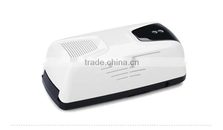 Factory new style essential oil digital air fragrance dispenser wall hang fan driver refillable automatic perfume dispenser