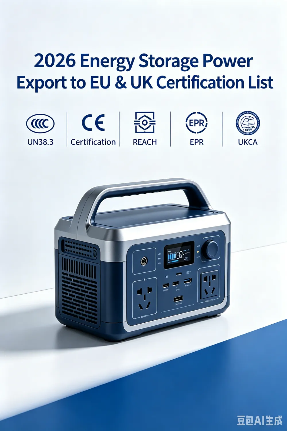 Certification List for Energy Storage Power Supply Exported to the EU & UK in 2026 (Including Proces