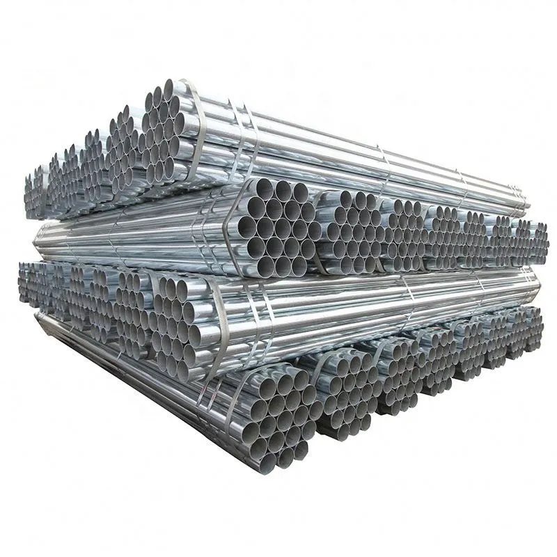 ASTM A106 St37 Gi Pipe Truss Greenhouse Galvanized Steel 1.5 Inches 2 Mm Thickness Tee Cutting Round Steel Tube Boiler Pipe Npt