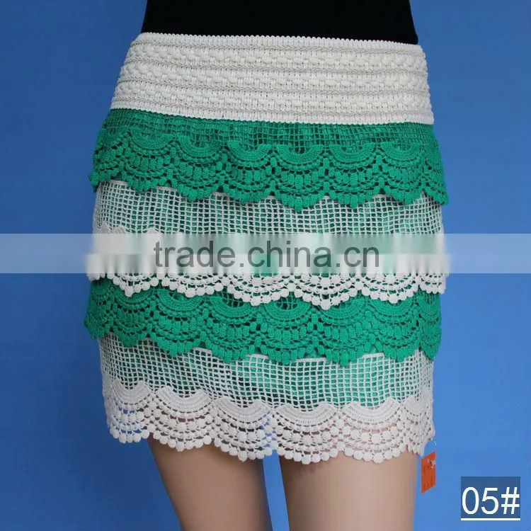 2013 hot sale lace skirts womens wholesale in China