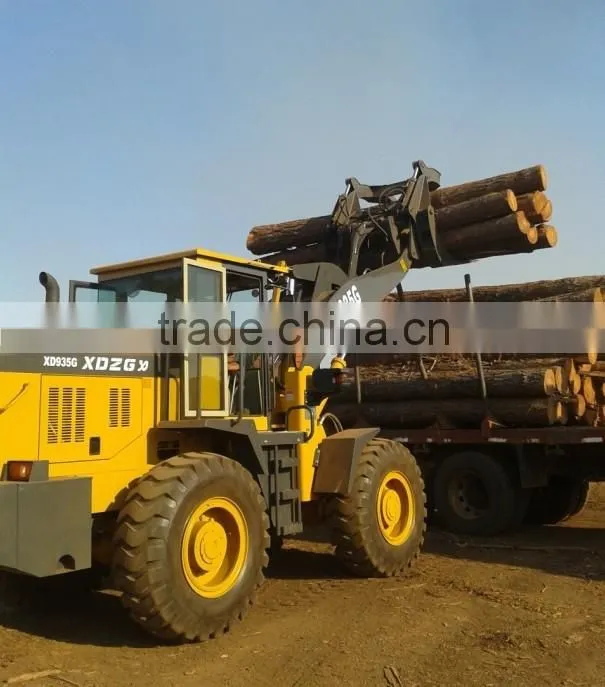 XD935G 3.0T (Log loader Wood Grab loader )with CE FOR SALE For Forest Field and Lumberyard