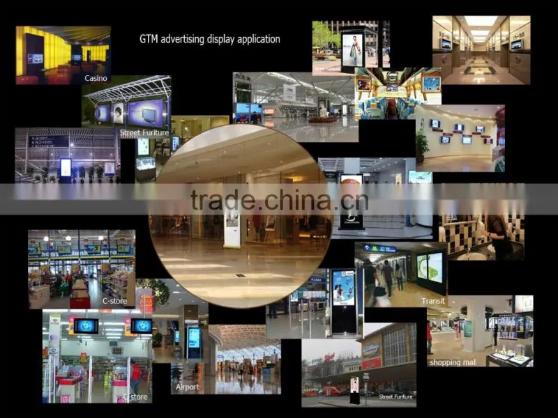 18.5 led monitor all in one pc touch kiosk led screen lcd interactive touch screen shopping mall display kiosk advertising totem