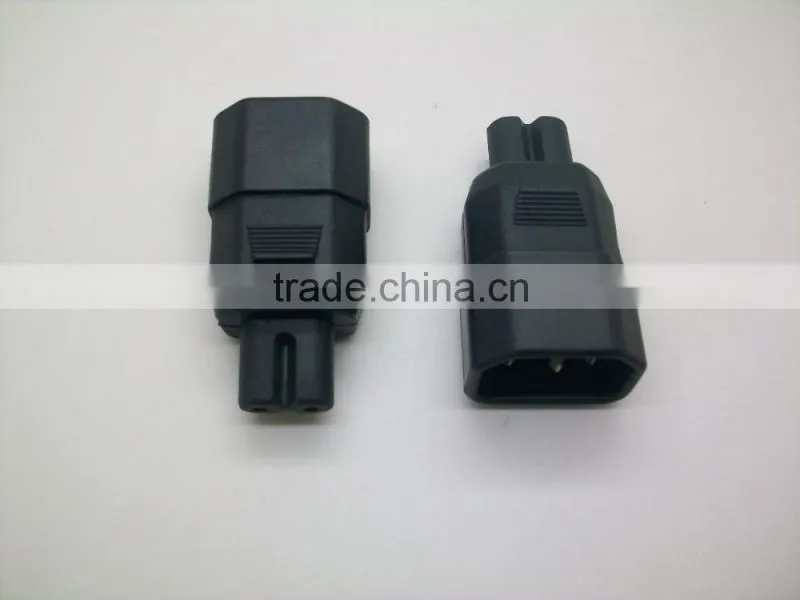 Top Quality IEC C13/C14 to C5/C6 Kettle Lead to Mickey Mouse PC Laptop Cable Adapter
