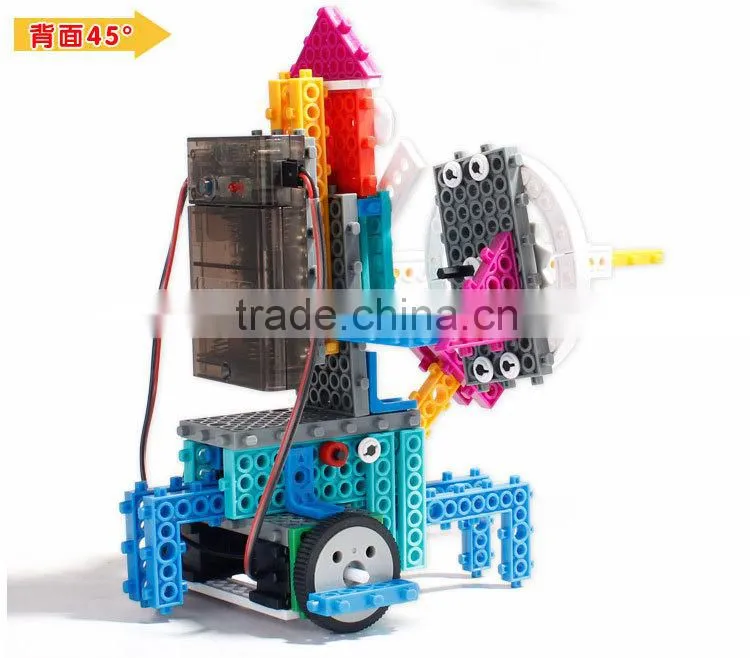 Hot style4 Channel Remote Control suit remote Variety building blocks bricks educational toys assembled robot tank