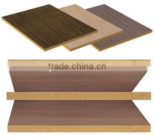 high quality E1/E2 glue plain/raw mdf