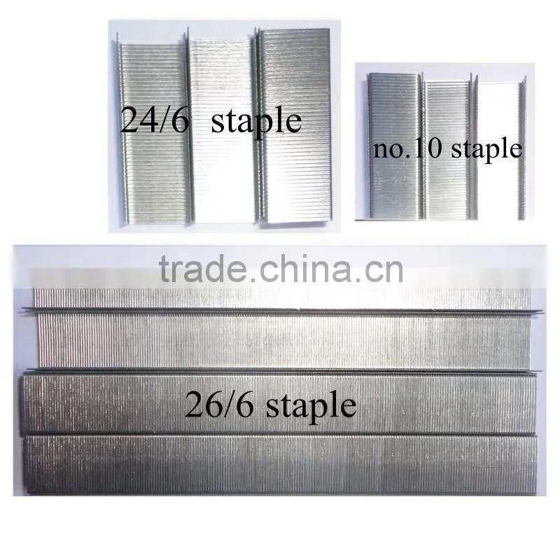 Wholesale standard office staple pin with galvanized color