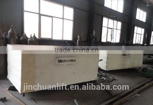 mobile hydraulic electronic single mast aluminum alloy lift platform/table/ladder
