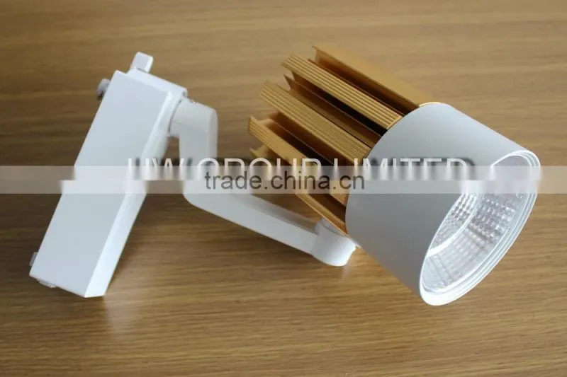 2015 golden color wholesale track light lamp spotlight with warm white pure cold white color