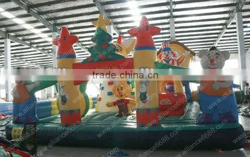 Weini castle 11x7m bouncer game inflatable playground game