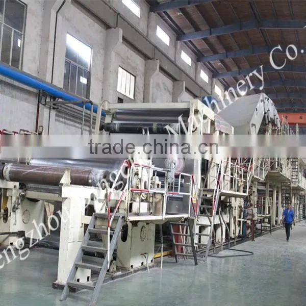China Suppling High Grad News Paper Printing Paper Making Machine