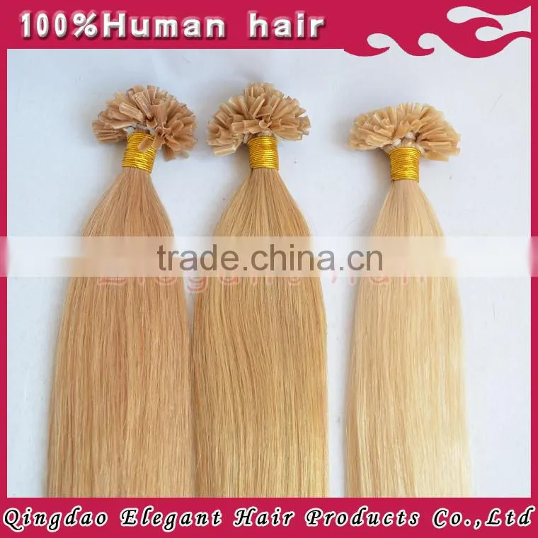 Wholesale price cheap fashion style brazilian virgin 100 keratin tip human hair extension