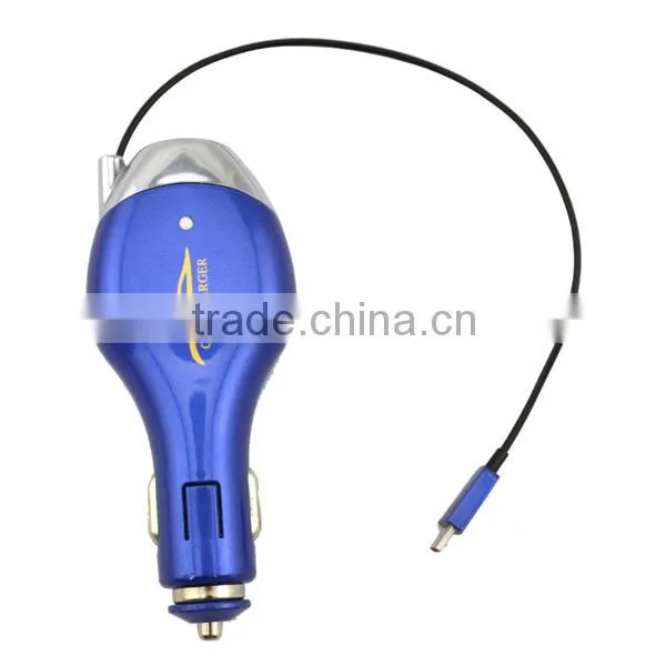 rapid dual car charger with micro usb