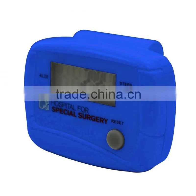 MB58D_BL Blue Colorful promotion Gift plastic ABS Case LCD display pet pedometer