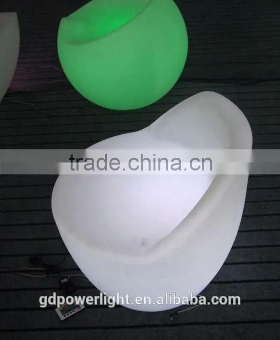 New Rechargeable PE plastic Chair stool with LED light and remote control YXF-5653