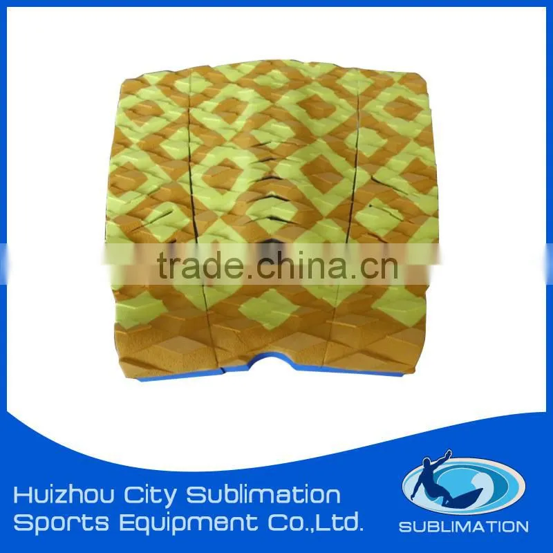 Surf EVA foam Traction Pad, Assorted Pantone Card,Tail Pad, Deck Grip Pad, Arch Bar, Kick Tail of Round, Square, Rhombus Pattern