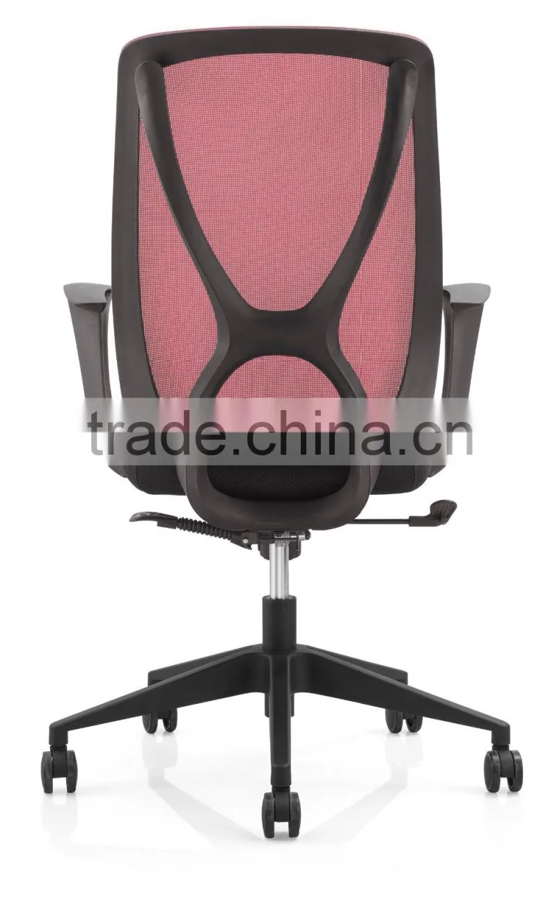 Cross X back Office Chair CH816 rose back plastic chair