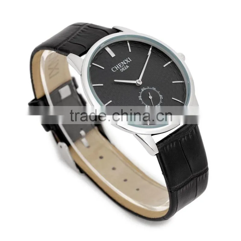 2016 China factory High quality cheap price for men Leather watch