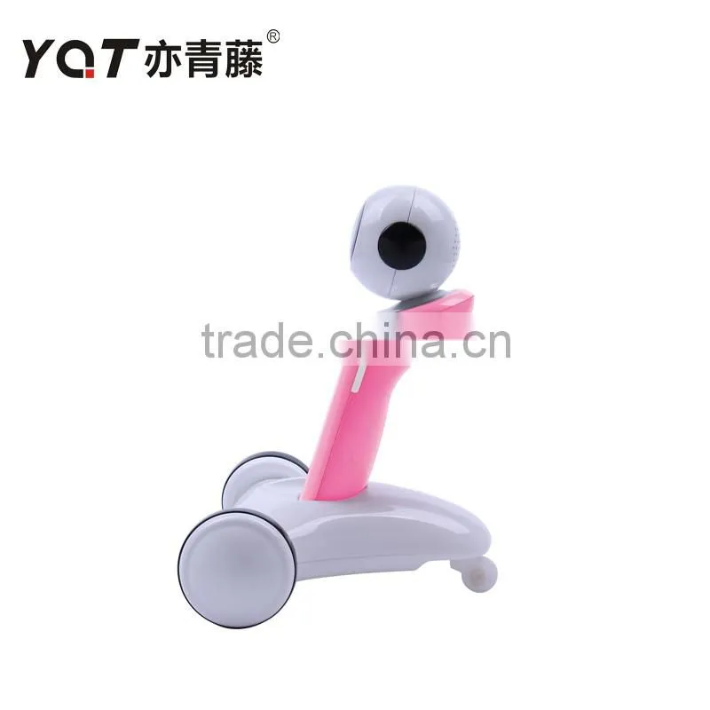 Genius Q voice chatting smart home control battery operated toy robot with phone funcion for kids
