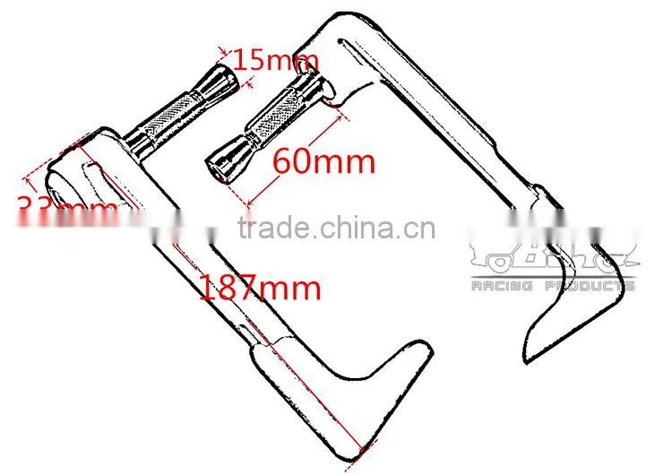 BJ-LG-004 Custom Motorcycle Parts Green Bent Style Adjustable Plastic Lever Guard