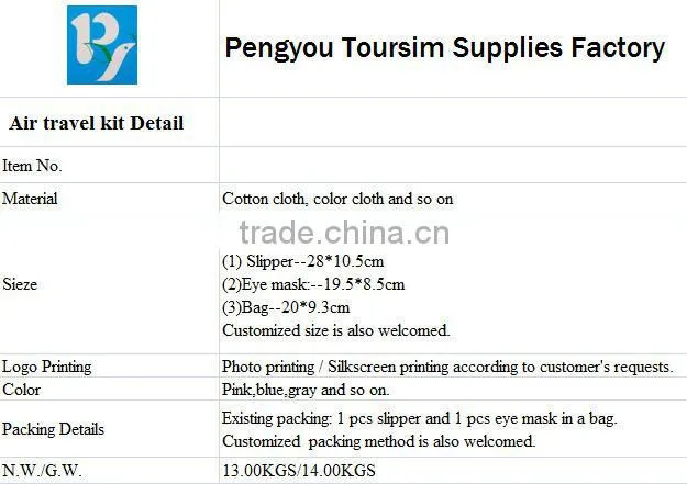 2014 year new style fashion high quality air travel kit