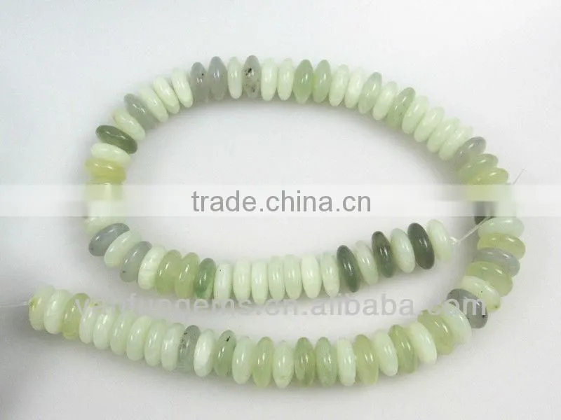 Gemstone new jade rondelle beads for jewelry