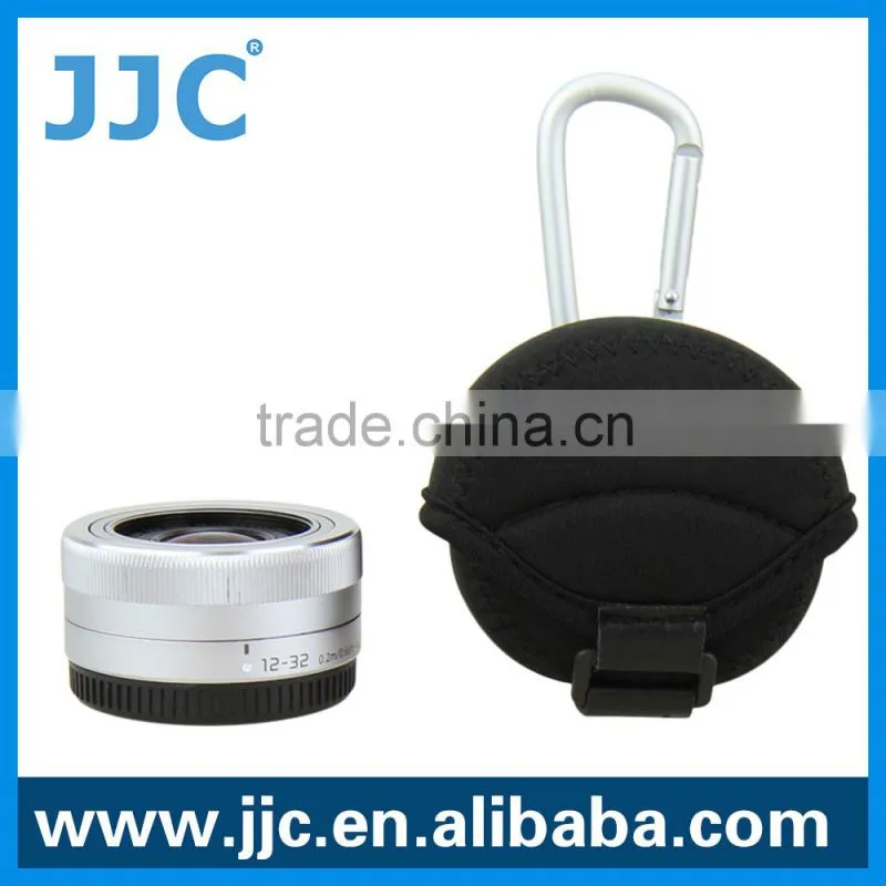 JJC Factory direct sale easy carrying microfiber lens pouch