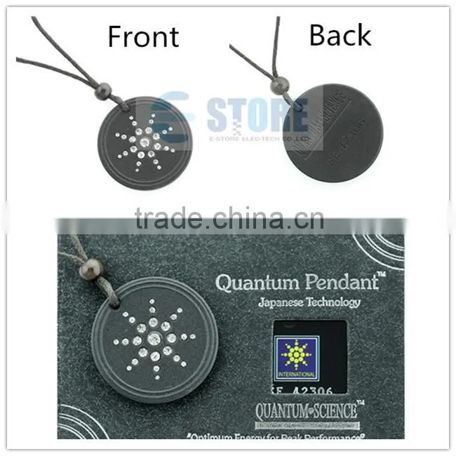 Negative Ion Crystal Star Quantum Lava Scalar Energy Pendant