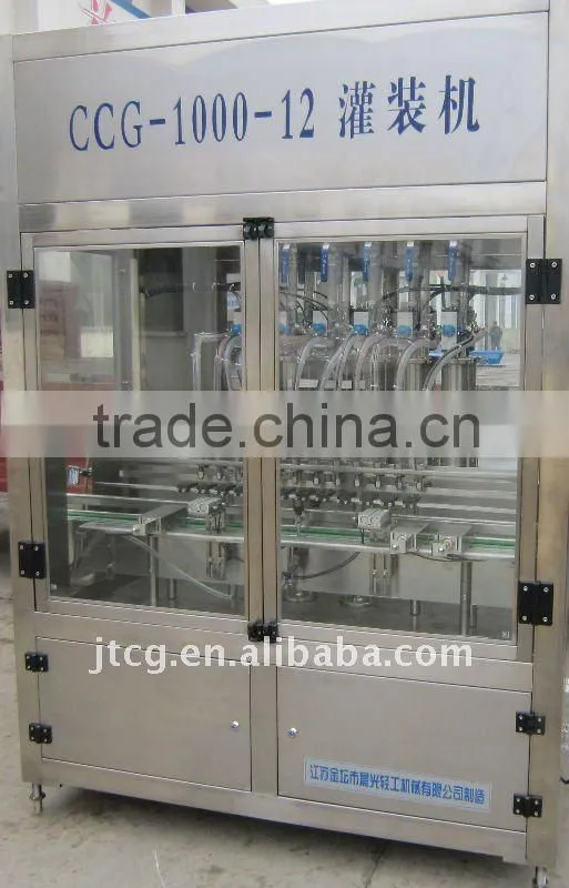 100-1000ml automatic bottle lotion filling machine made in china