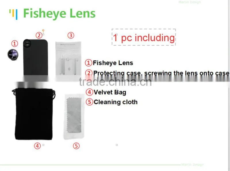 2015 New Arrival Fisheye Lens for mobile phone